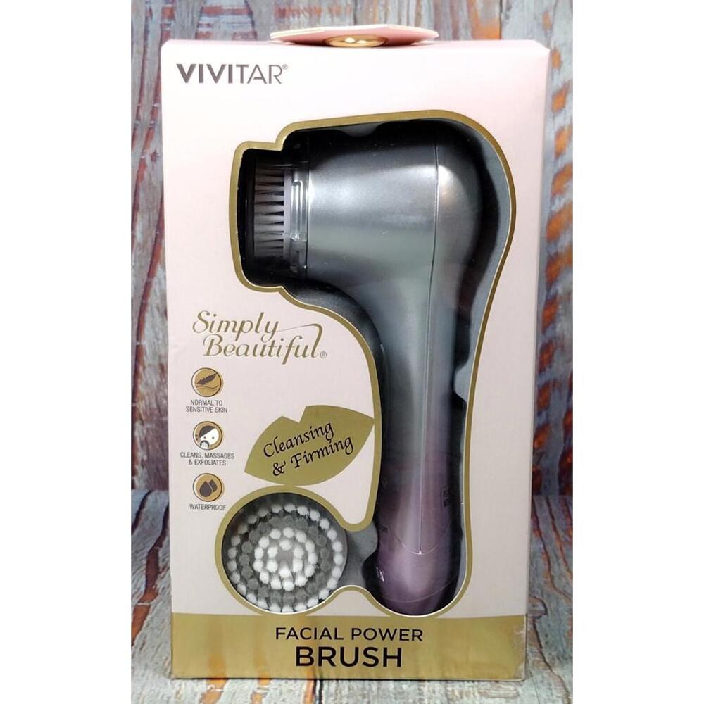 Vivitar Simply Beautiful Facial Power Brush for Cleansing & Firming